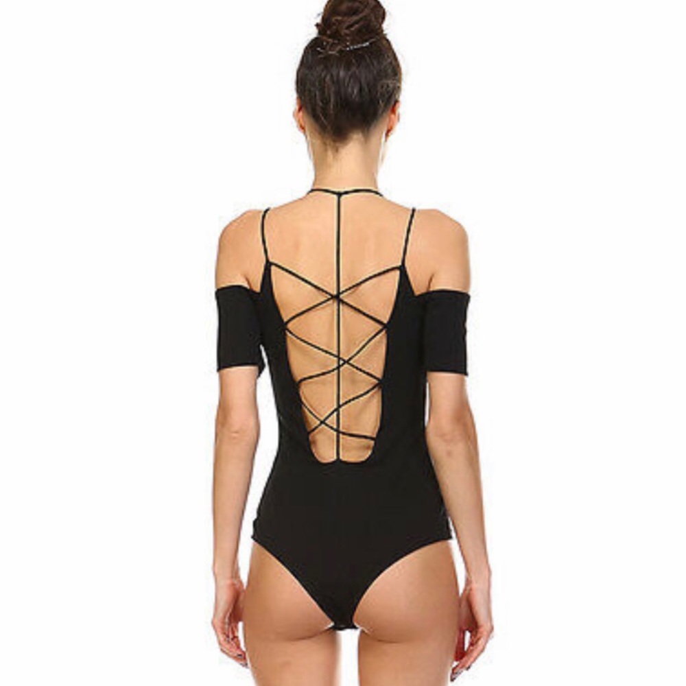 Strappy back bodysuit - Picture 1 of 4